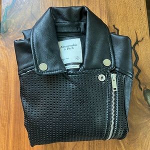 Vegan Leather Abercrombie Jacket XS